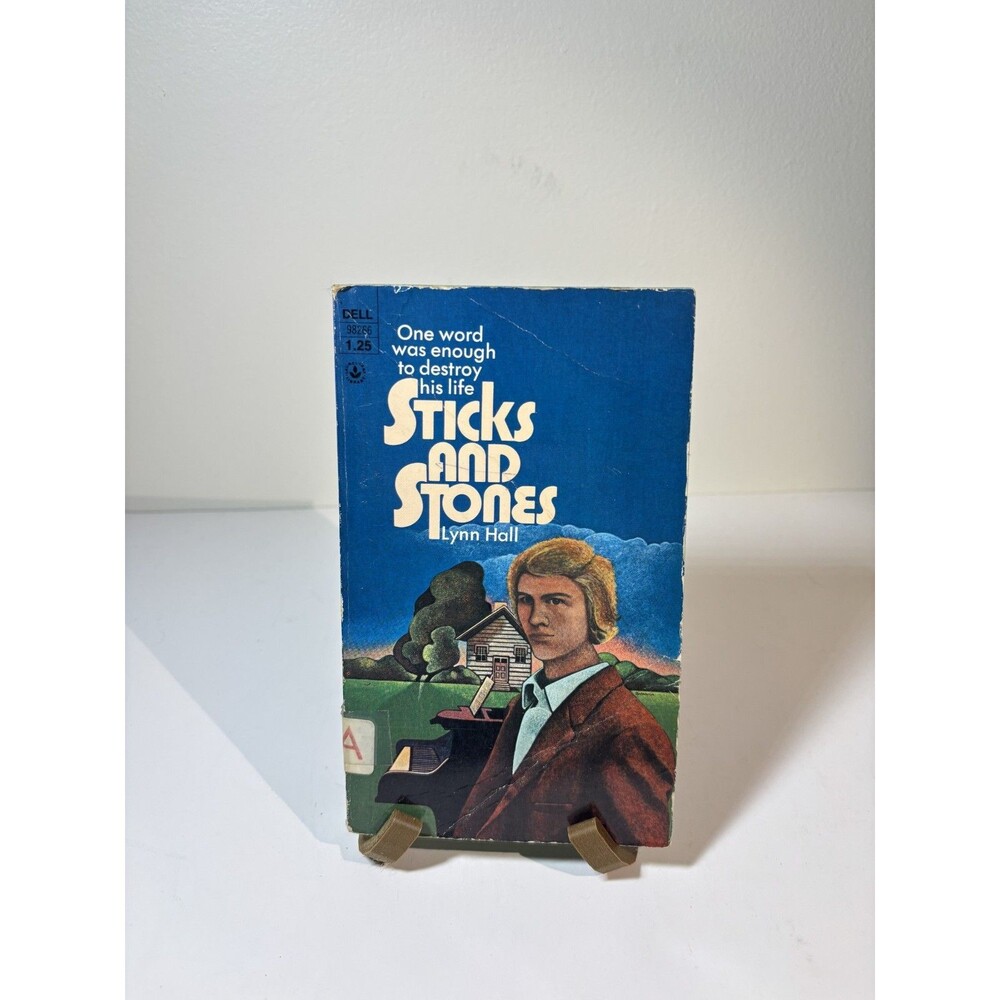 Sticks and Stones by Lynn Hall (1972) Paperback Dell Laurel-Leaf Ex-Library